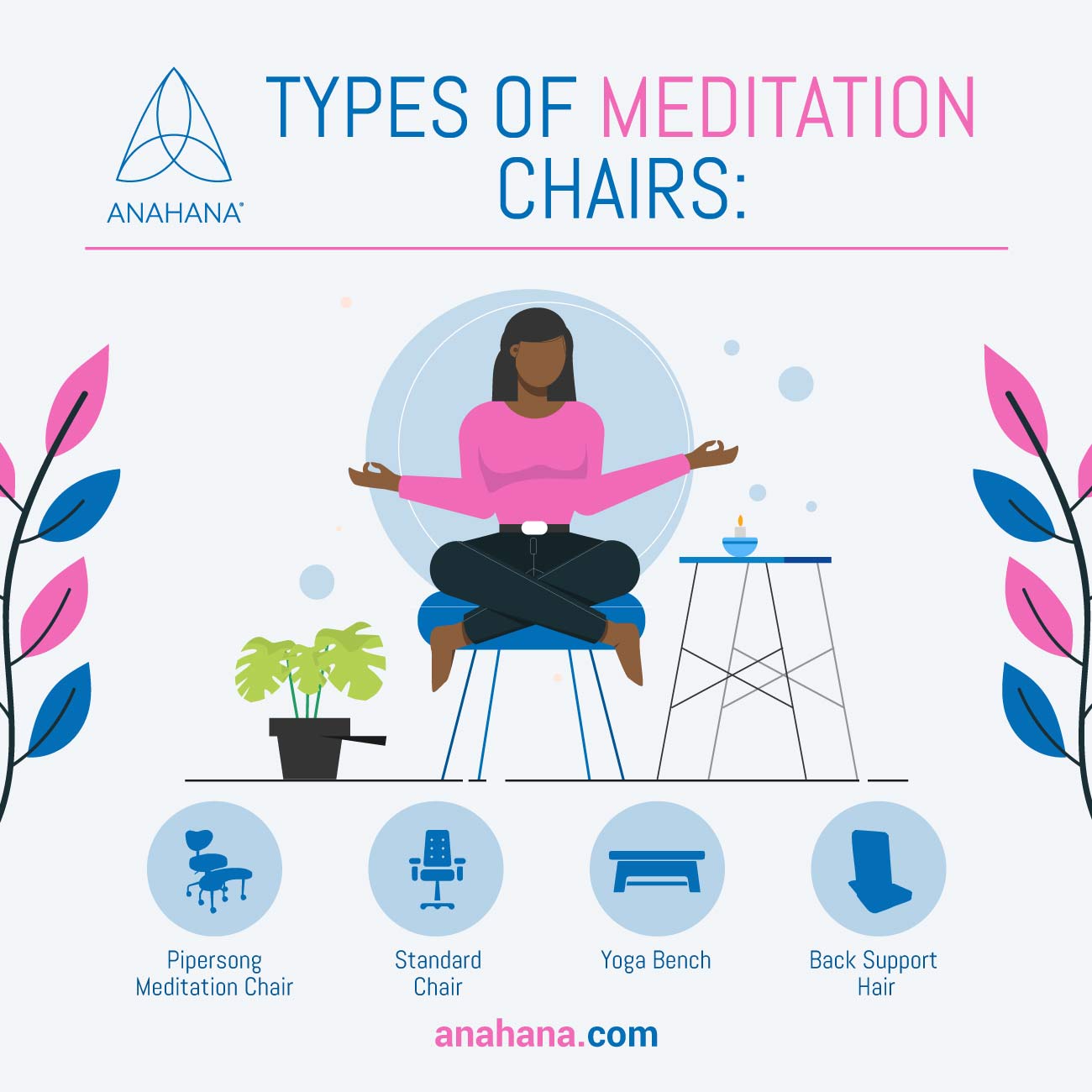 Cadeira de Meditação - Costas, Postura, Pipersong, Apoio