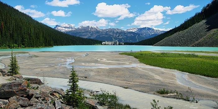 lake louise bergmeer en chateau geweldige plek om te genieten van mindfulness