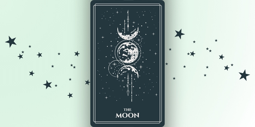 La Luna Tarot Cartas Significado: Tu intuición te llama