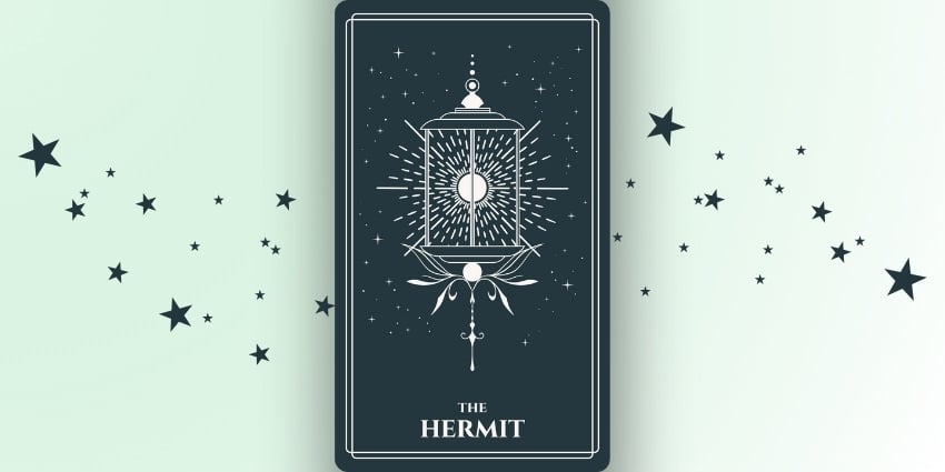 Die Bedeutung der Eremit-Tarotkarte: Die Antworten liegen in dir
