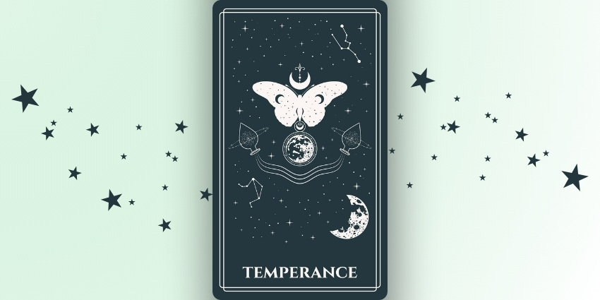 Bedeutung der Mäßigkeit Tarotkarte: Den Mittelweg gehen
