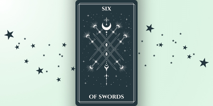 Six of Swords Tarot Card: Transition, Leaving Behind & Moving Forward