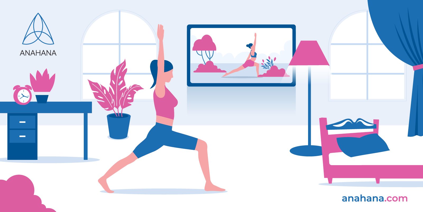 donna che impara a diventare istruttrice di yoga